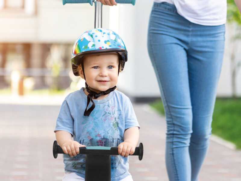 Shoko Children's Multifunctional 3-IN-1 Scooter in blue