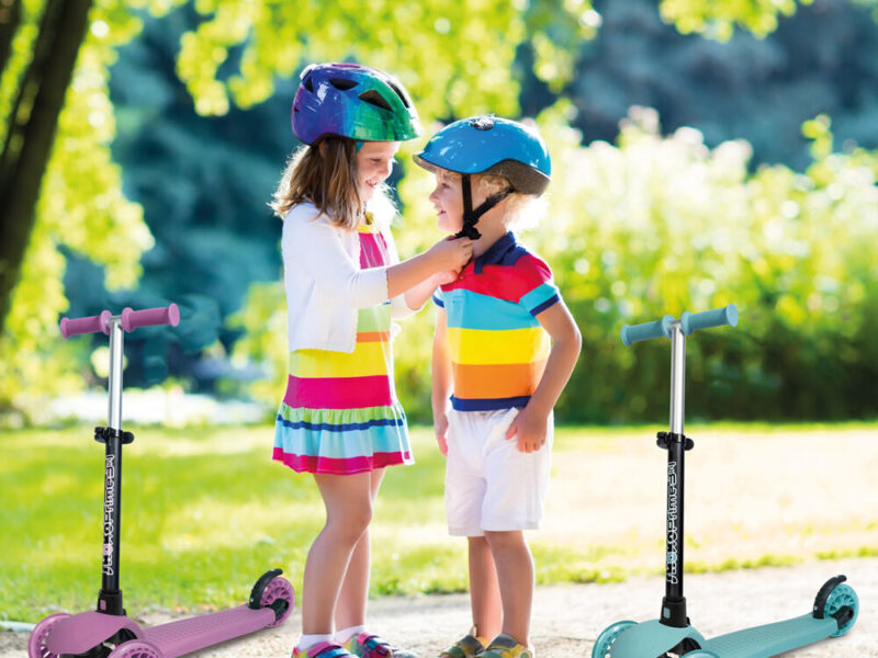 Shoko Children's Multifunctional 3-IN-1 Scooter in blue