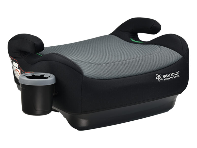 Car Seat Bebe Stars Booster I-size Grey & Sun Protection For Car Window