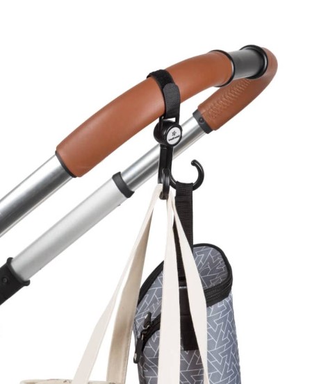 Chicco Echo Complete Stone Stroller& plastic hook & cup holder and mobile phone case 2in1