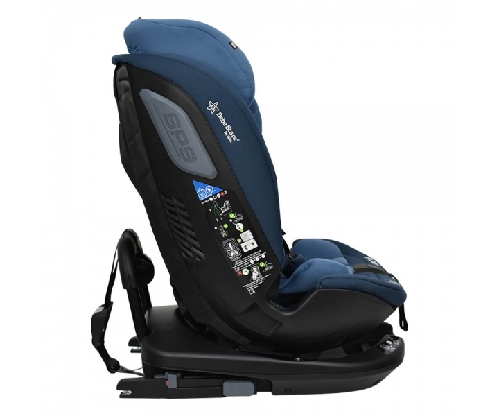 Imola Isofix I-Size 360° Car Seat marine blue & Car Window Sun Shade & Car mirror