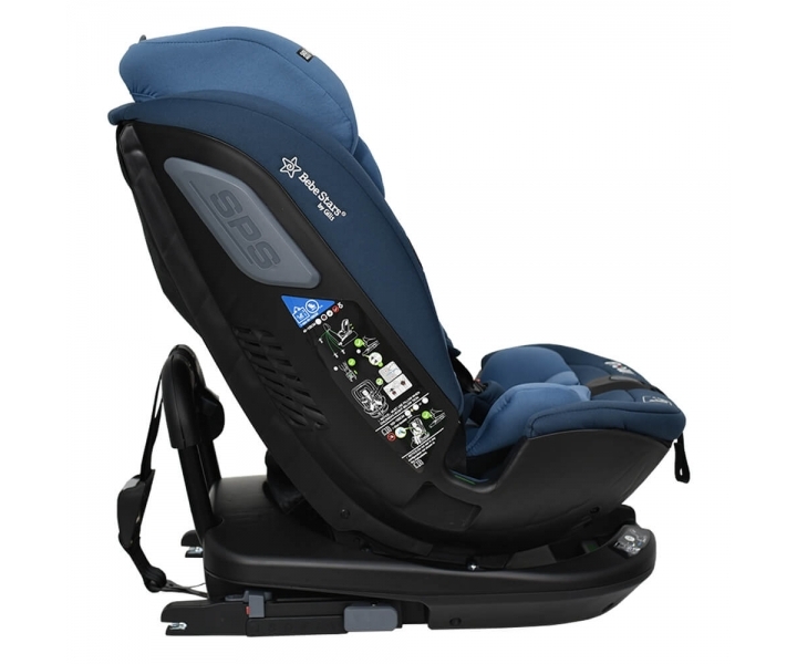 Imola Isofix I-Size 360° Car Seat marine blue & Car Window Sun Shade & Car mirror