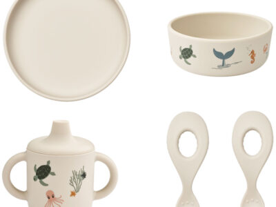 Liewood Dinner Set Silicone sea creatures
