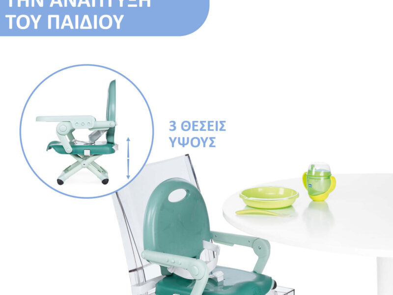 Chicco portable high chair plastic for pocket snack sage chair