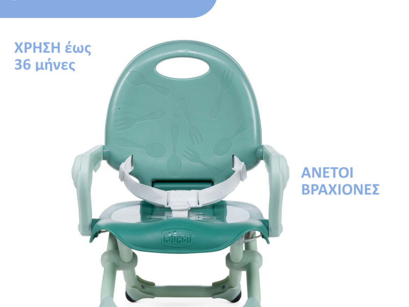 Chicco portable high chair plastic for pocket snack sage chair