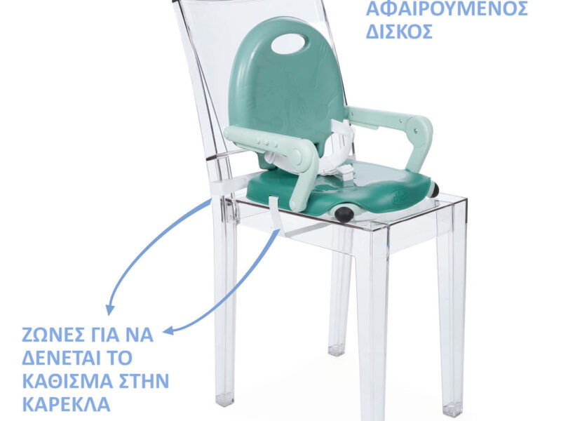 Chicco portable high chair plastic for pocket snack sage chair