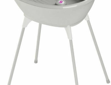Okbaby Bella pot – Grey With Detachable Support Base & Changing table With Hard Base X-Treme Baby Indian Grey 50 x 80 cm