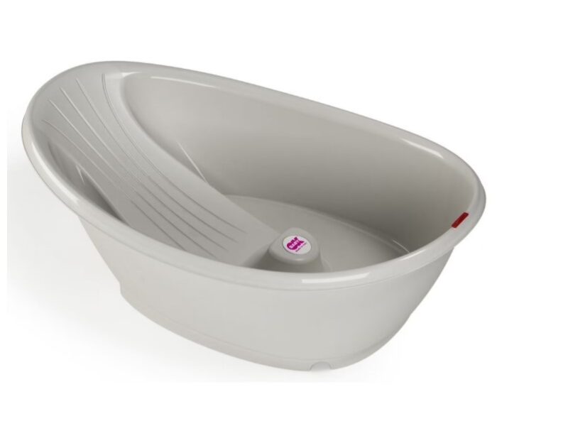 Okbaby Bella pot – Grey with detachable support base & Freeon soft changing board, With altimeter 50×70×10cm