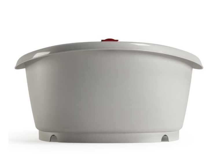 Okbaby Bella pot – Grey with detachable support base & Freeon soft changing board, With altimeter 50×70×10cm