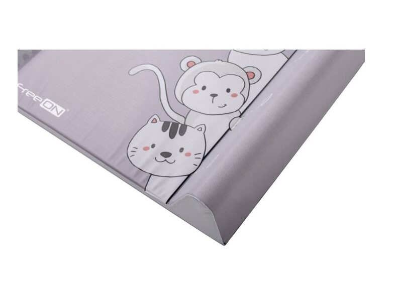 Okbaby Bella pot – Grey with detachable support base & Freeon soft changing board, With altimeter 50×70×10cm