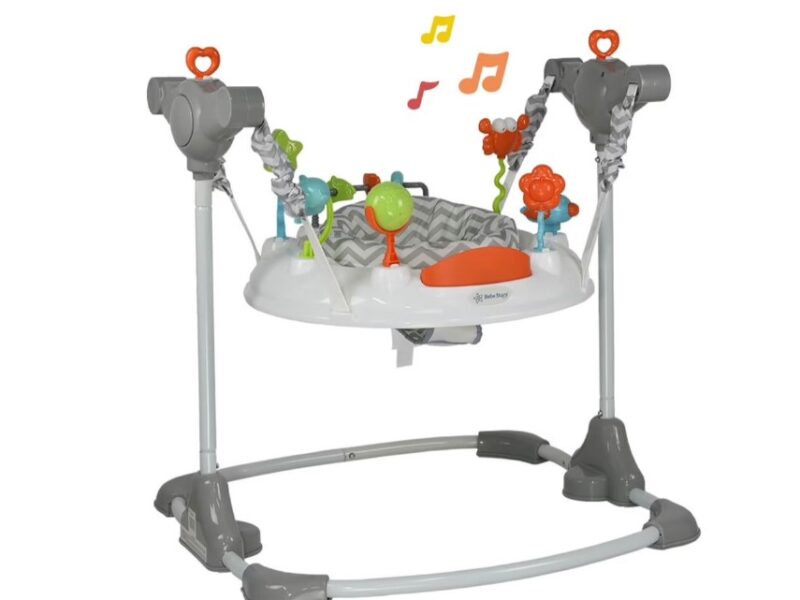 Bebe Stars Trampoline sea animals steel grey