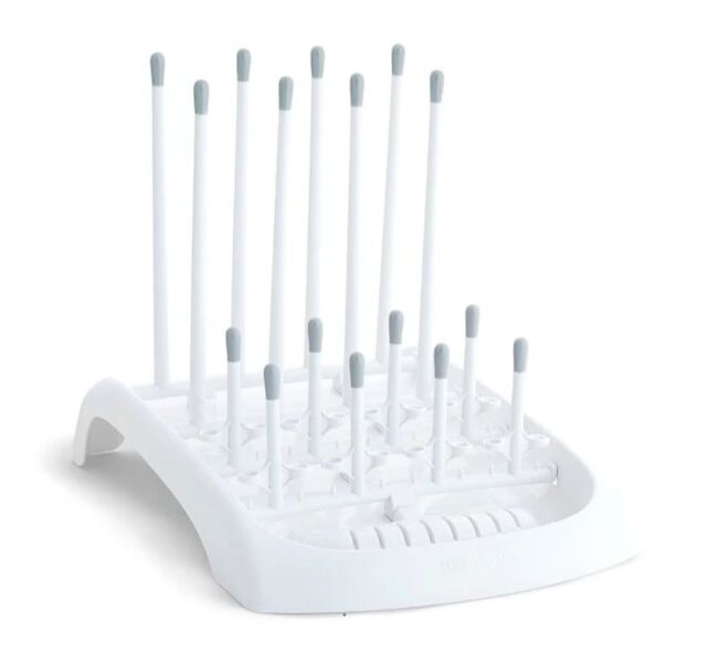 Chicco Well Being, Plastic bottle with silicone tappet, 240ml & Munchkin fold™ bottle drying stands