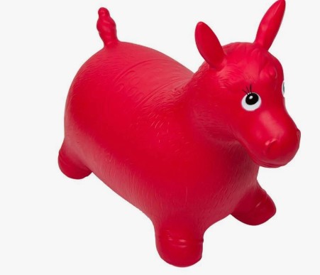 Hop Hop pony red 45x65cm