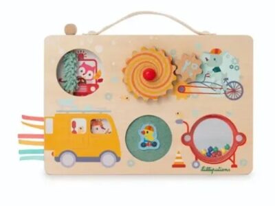 On the road– Liliputiens Montessori sensory toy