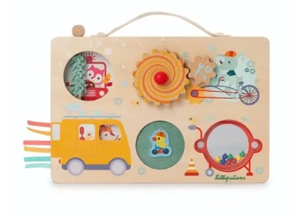 On the road– Liliputiens Montessori sensory toy