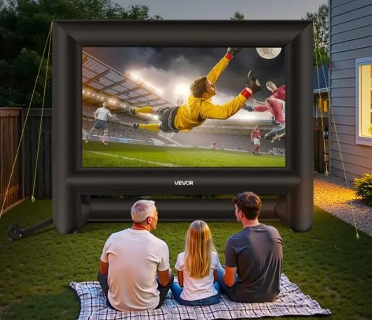 Inflatable movie screen 4,5 meters/ 15 feet movie projection
